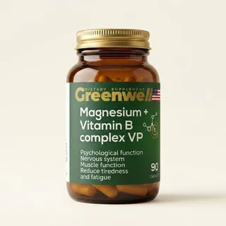 Greenwell Magnesium + Vitamin B Complex VP 90 kapsula