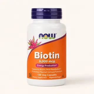 NOW Biotin 5000 mcg 120 kapsula