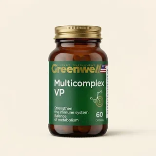Greenwell Multicomplex VP vitamin va mineral kompleksi 60 kapsula