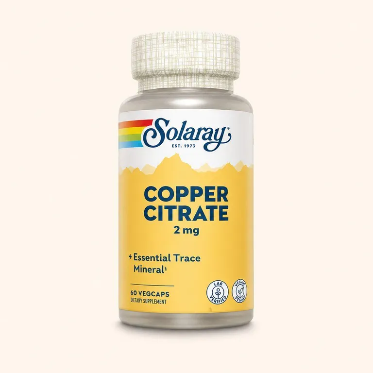 Solaray Copper Citrate 2 mg 60 kapsula