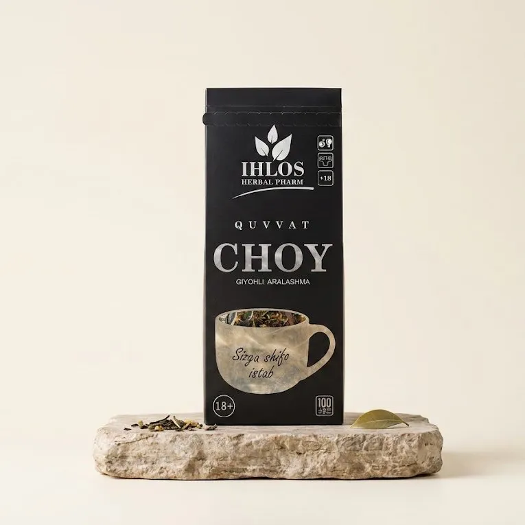 IHLOS Herbal Pharm Quvvat Choy Tabiiy Giyohli Aralashma Premium 100g 18+