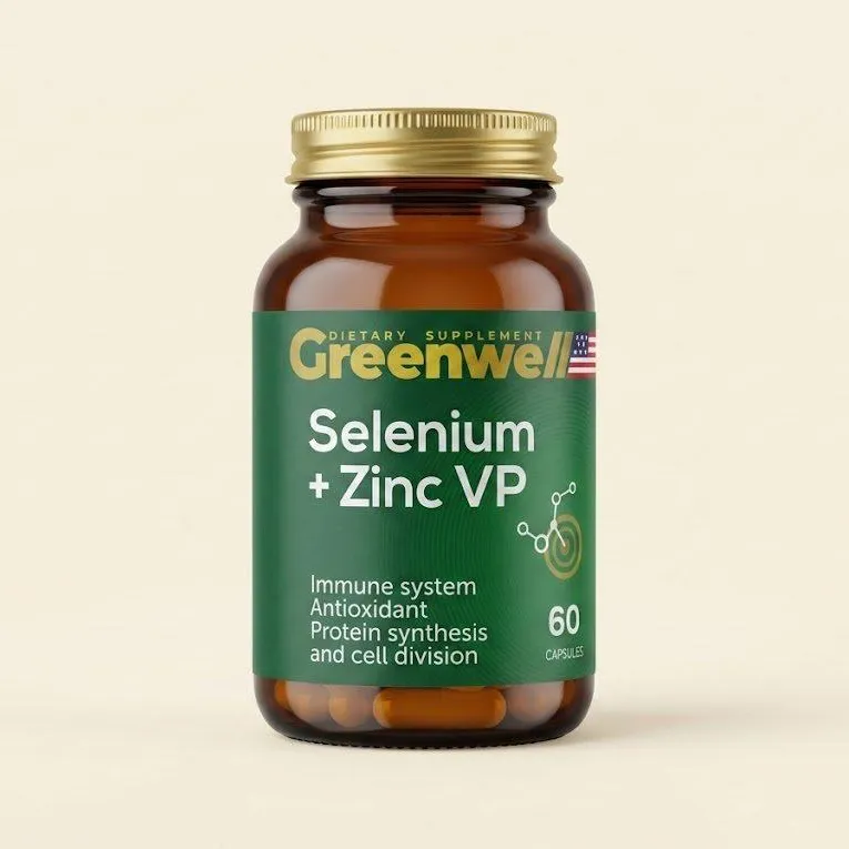Greenwell Selenium + Zinc VP 60 kapsula