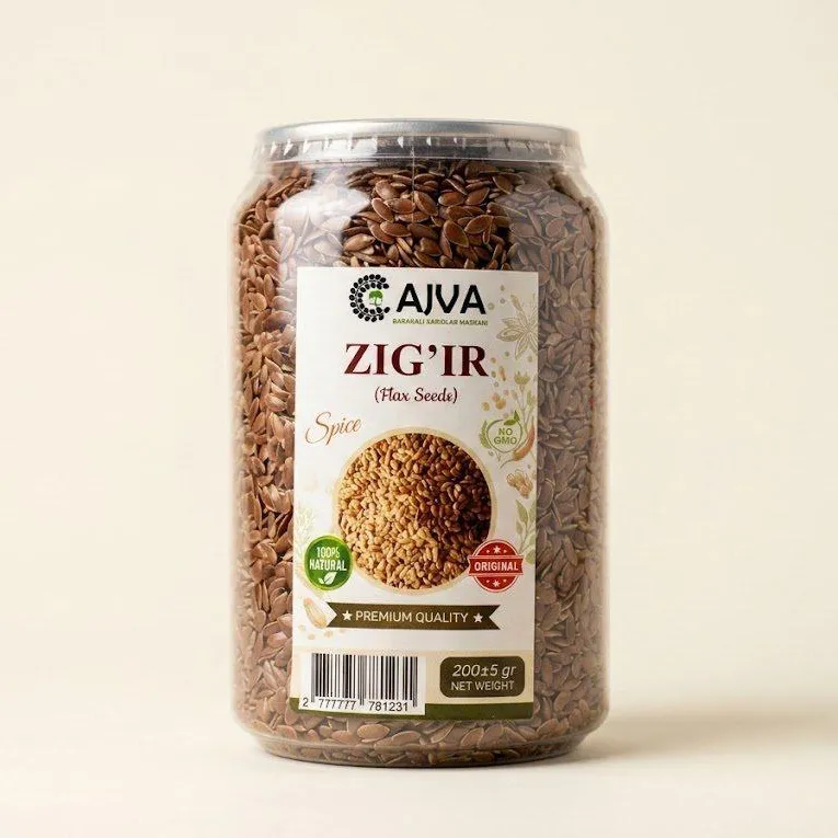 AJVA Tabiiy zig‘ir urug‘i (Flax Seeds), 200g
