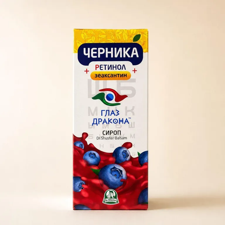 Chernika siropi Glaz Drakona Dr.Shuster Balsam